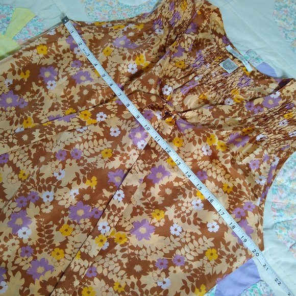 Cote Femme | Silk Sleeveless Blouse | Size 12 🦋 - Picture 5 of 7